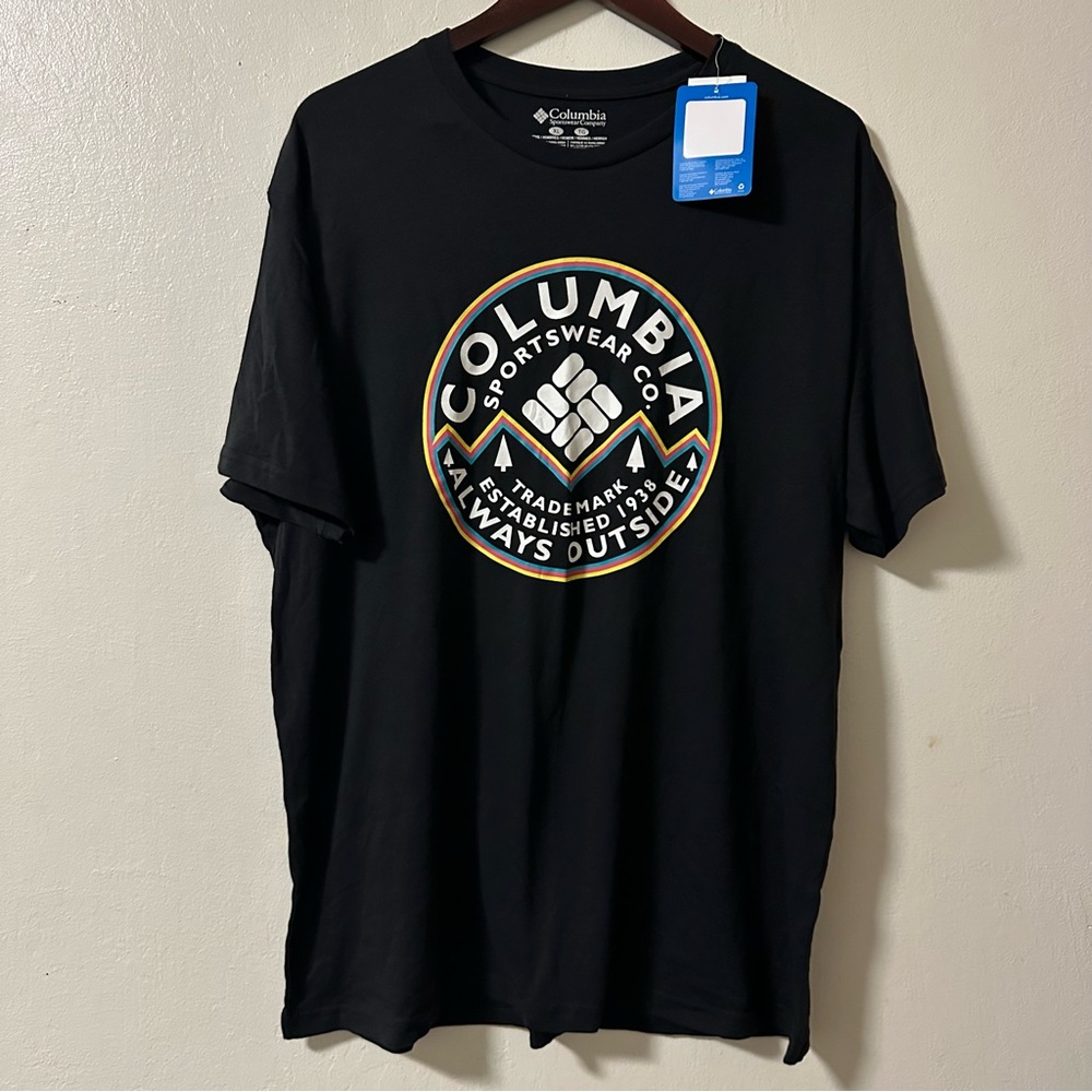 Brand new with tag Columbia sportwear company trademark lego graphic XL t-shirt